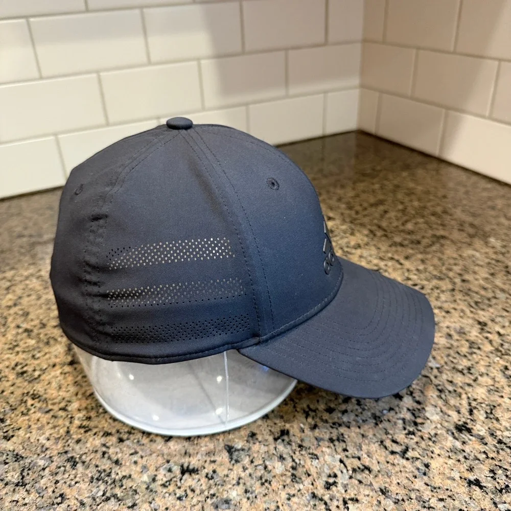 Adidas Aeroready A-Flex Fitted Hat Baseball Cap Mens L/XL Black